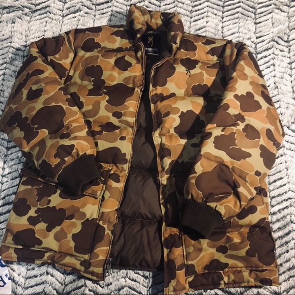 browning down camo jacket